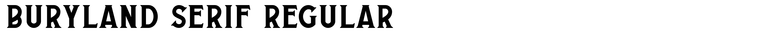 Buryland Serif Regular